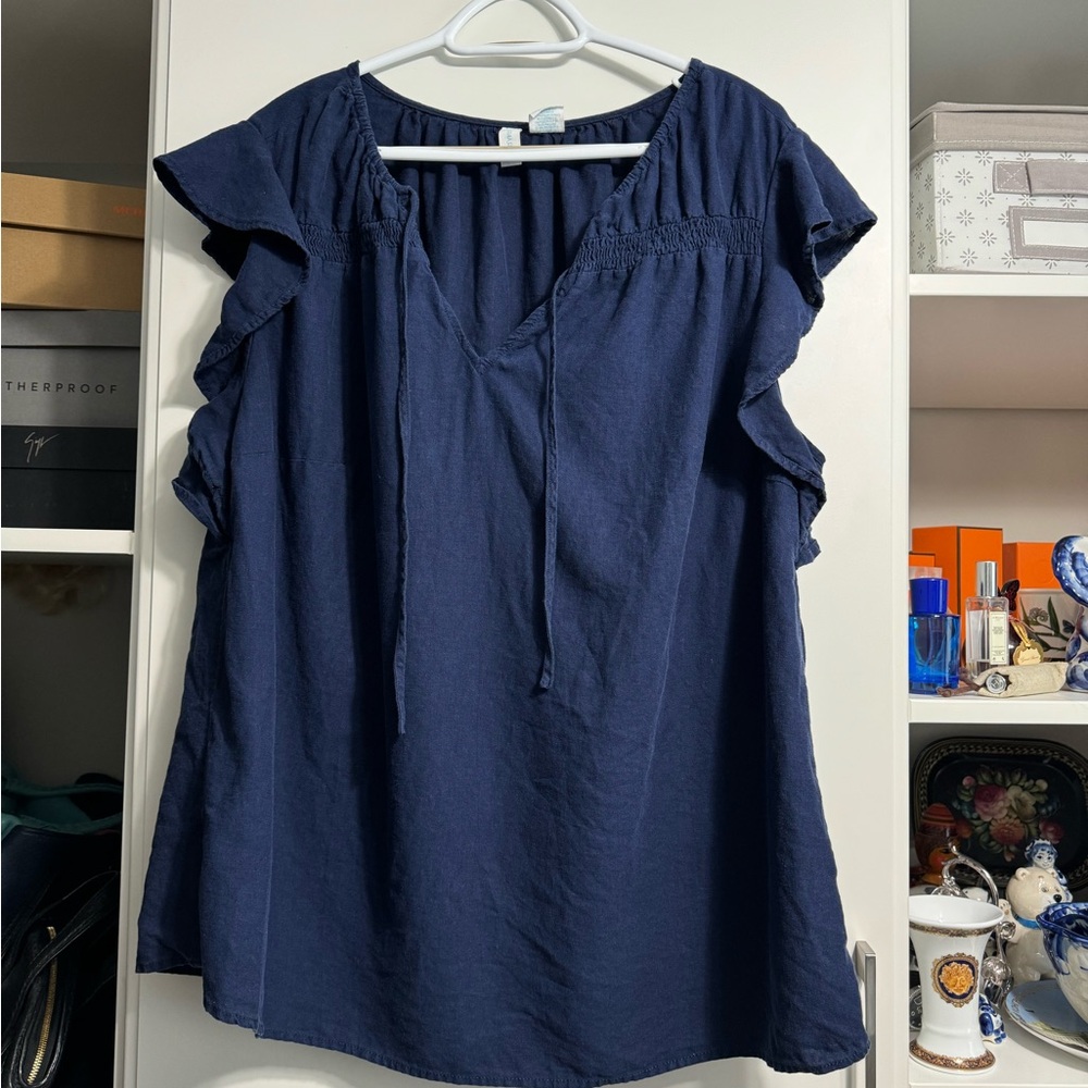 CYNTHIA ROWLEY, Size 2X, Colour blue